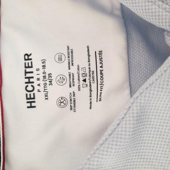 NWOT Hechter Paris Men's dress shirt XXL - Picture 2 of 3